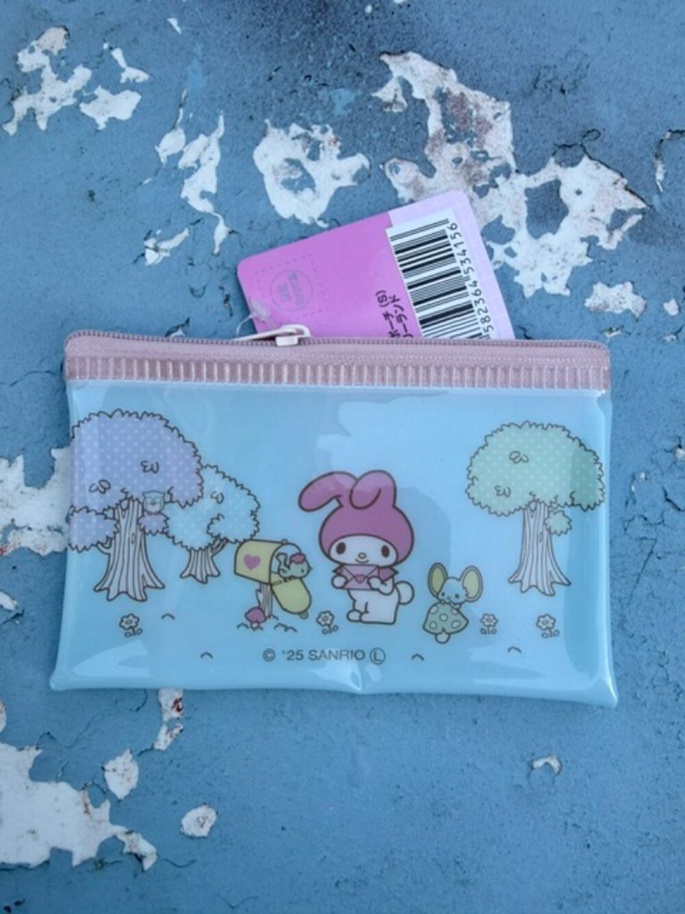 Sanrio My Melody Bunny Bundle Pouches 2, Pens 2, Pad 1 Mini, Stickers 1 Sheet - Picture 5 of 15